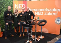Het team van NED; Bert de Gelder, Lotte van Nederkassel, Kevin Zeijlmans en Frans de Beer.